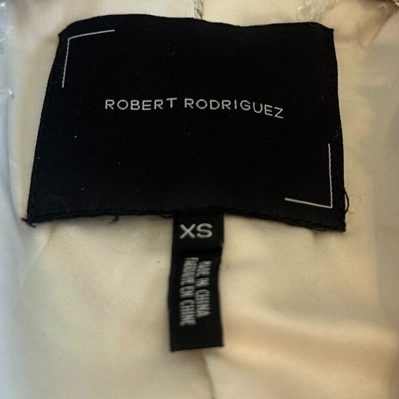 Robert Rodriguez Long-Length Shaggy Faux Fur Coat Cream Jacket Teddy Size XS - Picture 15 of 15